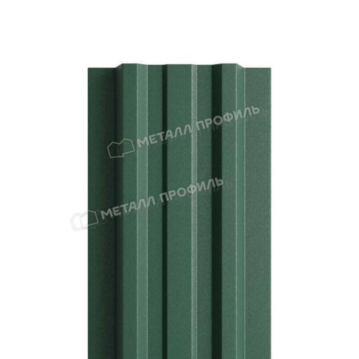 Штакетник Металл Профиль LАNE-T 0,45 VikingMP® RAL 6005 Зеленый мох