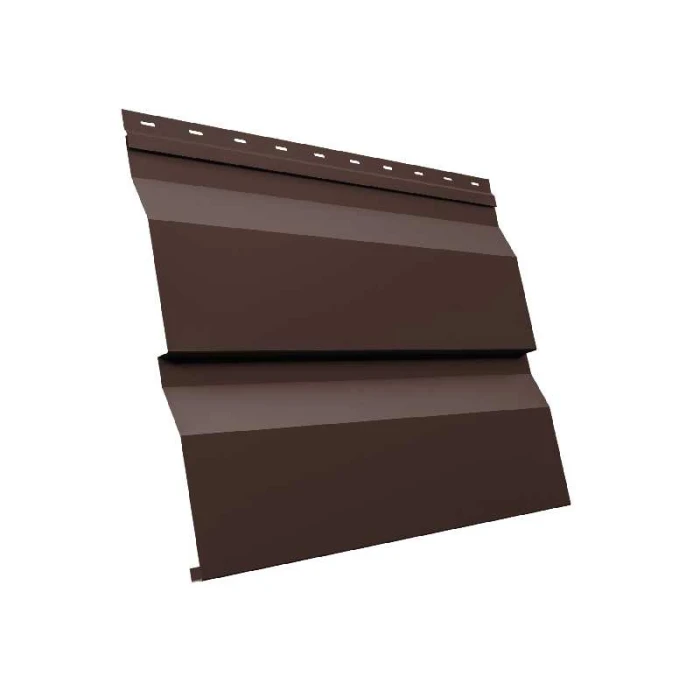Металлический сайдинг Grand Line Корабельная Доска XL 0.45 мм Drap RAL 8017 шоколад