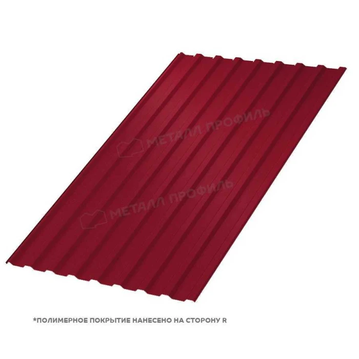 Профлист Металл Профиль МП20 0.5 PURETAN® RR 29 Вишневый B